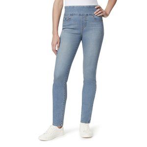 Women's Gloria Vanderbilt Amanda Whisker Pull-On Jeans  - 14L